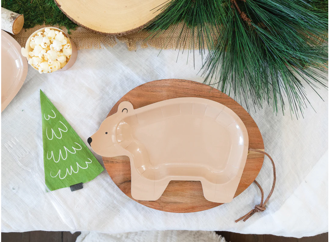 Adventure Bear Shaped Plate