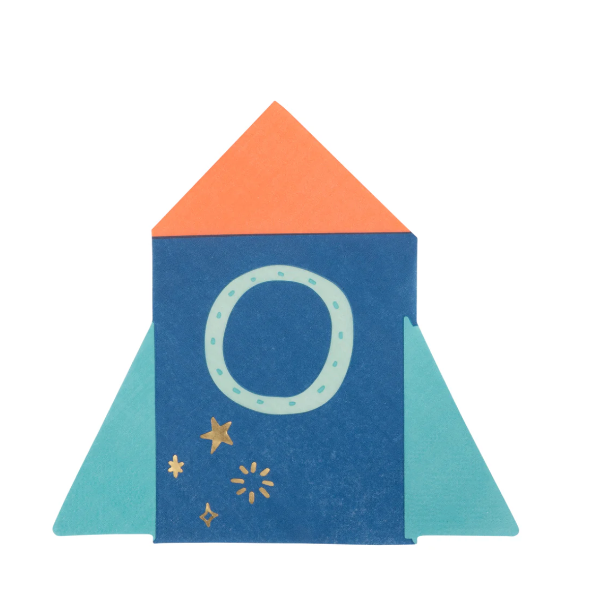 Rocket Shaped Paper Napkin