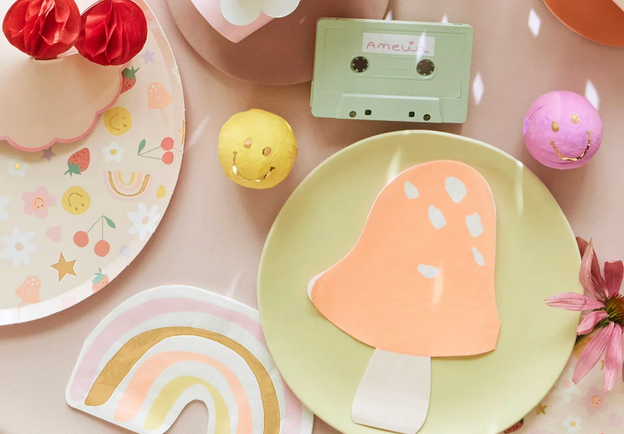 Happy Icons Shaped Napkins
